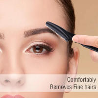 Juego De Tijeras Para Cejas Y Rostro En Colores Variados 40/30/12/10 Pcs Herramientas Multifuncionales Con Cubierta De Precisión Para Seguridad - details 0