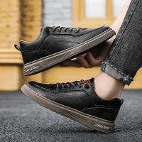 Zapatos Casuales Para Hombre De Color Sólido Y Moda Portátiles Cómodos Planos Antideslizantes Y Resistentes Al Desgaste Deporte Con Suela De Cuero Viscosa Talla Verdadera - details 29