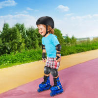 Juego De Protección Infantil 6 En 1 Con Guantes De Muñeca Antigolpes Para Ciclismo Y Patinaje Edad 3-7 Años Niños Y Niñas - details 26