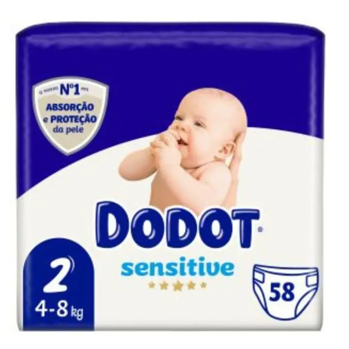 DODOT PAÑAL SENSITIVE TALLA 2 (58 UNIDADES) - 1