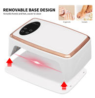 Lámpara LED UV Para Uñas Con 4 Tiempos Y Sensor Automático Lámpara Profesional De Secado Rápido Para Uñas De Gel Para Salón De Uñas Y Hogar - details 3