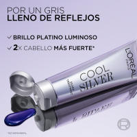 L'ORÉAL PARIS | Cool Silver Tratamiento Matizador Gris Platino para cabellos oscuros con canas. Tinte coloración de pelo sin amoníaco - details 1