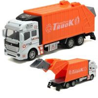 Camión De Basura 1:32 Juguete Educativo Para Niños Regalo De Cumpleaños Coche De Basura Metal Escala 1:32 Sin Batería Incluida - details 4