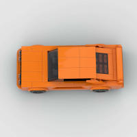 Modelo De Coche De Carreras Roadster Para Niños Bloques De Construcción Pequeños Compatible Con MOC Rompecabezas DIY Regalos De Juguetes - details 5