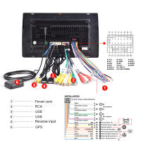 Receptor De Radio Para Coche Universal Android13 7 9 10 Pulgadas Con GPS Y Estéreo Multimedios 64G Reproductor Con CarPlay Y Auto Android - details 29
