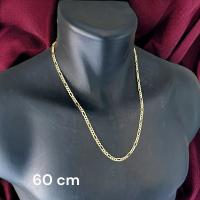 ( ITA ) Collar 3x1 TC Especial PL 5 mm (4.18-1.19 mm) de 60 cm Oro 18 Kilates ( 750 m/m ) con certificado de calidad - details 1