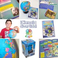 Science4you - Globo Terráqueo y Atlas Mundial con Libro Educativo, Globo Girable - details 7