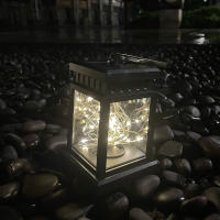 Lámpara Solar Impermeable LED Retro Parpadeante Para Decoración De Jardín Y Patio Luz De Vía Brillante Fuente De Energía Solar Para Exterior - details 4
