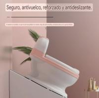 Asiento De Entrenamiento Para Ir Al Baño, Inodoro De PVC Para Niños Pequeños, Cómodo Asiento De Inodoro Con Protección Contra Salpicaduras De ABS, Inodoro De Entrenamiento Duradero, Asiento De Inodoro - details 1