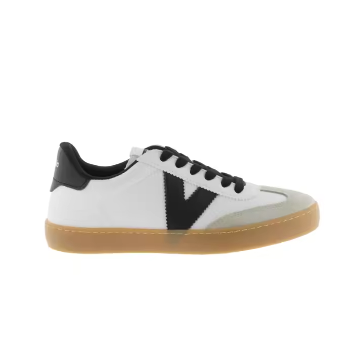 Victoria Berlín Ciclista Zapatillas de efecto piel con piezas en contraste y puntera de serraje 1126208 - 1
