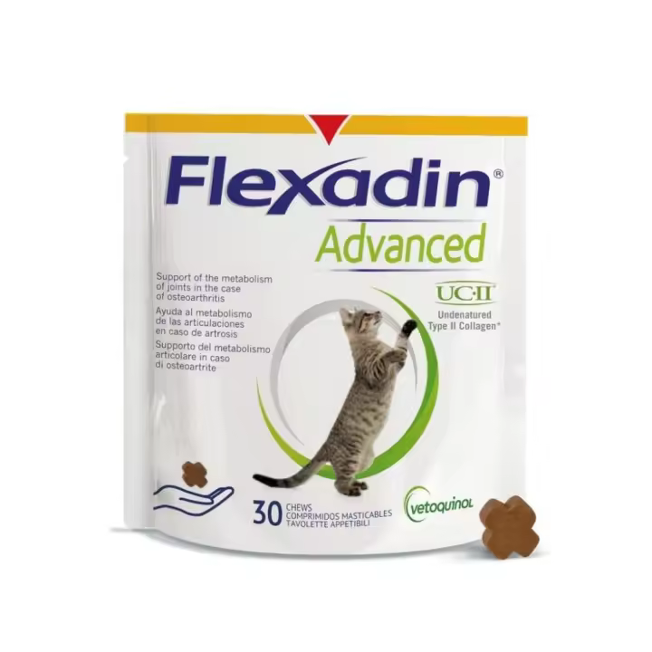 VETOQUINOL - Flexadin Advanced - Alimento complementario en Snacks Gatos que Ayuda en las Articulaciones - 1