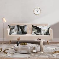 Funda De Almohada Textura de Mármol Moderno Terciopelo Suave Fundas Decorativos para Sofá Cama Hogar Patio Juego de 4 - details 1
