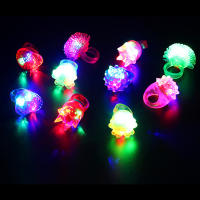 Anillos Luminosos LED Para Fiesta 20/30/50pcs Anillos Brillantes Para Celebraciones Juguete De Luz Que Brilla En La Oscuridad Suministros De Fiesta - details 4