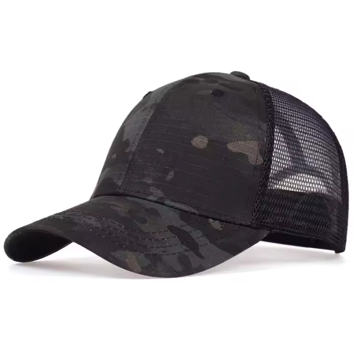 Bolera De Verano Para Hombres Y Mujeres Con Red Ajustable Estilo Trucker Camuflaje Casual Unisex Para Todas Las Estaciones - 1