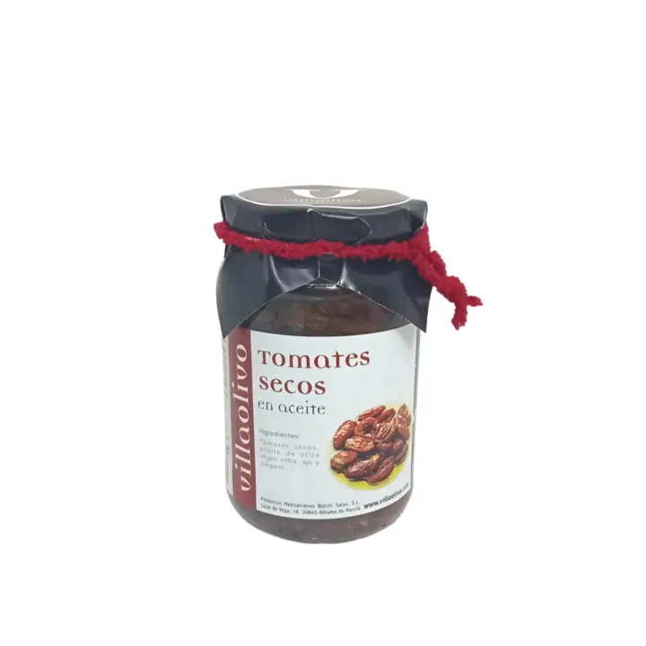 Tomates Secos en Aceite Villaolivo 330g – Gourmet | Textura Carnosa y Sabor Mediterráneo | Listos para Tapas y Ensaladas - 1