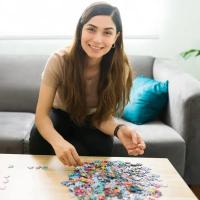 Puzzle De Papel 1000 Piezas Para Adultos Y Niños Viajero Del Espacio Juego Educativo Decoración De Pared Regalo - details 1