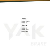 Pastillas de Freno Bicicleta - YB025 - Avid Code R 2011 Sram R RSC RE - details 2