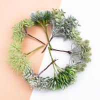 6PCS Flores De Seda Para Scrapbooking Plantas Artificiales Para Decoración De Hogar Y Boda Arboles Postizos Para Adornos Navideños Rattan Expositoras Al Aire Libre - details 4