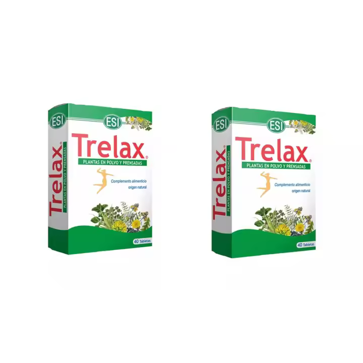 Pack de 2 TRELAX ESI -  2 x 40 Tabletas Complemento Alimenticio Natural con Hinojo para el Cuidado Digestivo - 1