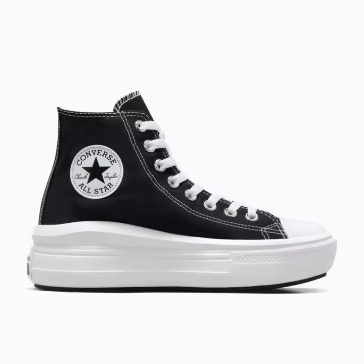 Zapatillas Converse Negras Move Hi - 1