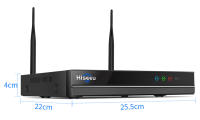 Hiseeu WiFi sistema de cámara de seguridad, NVR de 10 canales, video HD de 5MP, grabación de tiempo 24/7, visión nocturna en color, detección de movimiento humano, audio bidireccional, impermeable IP66, plug & play, sin HDD - details 13