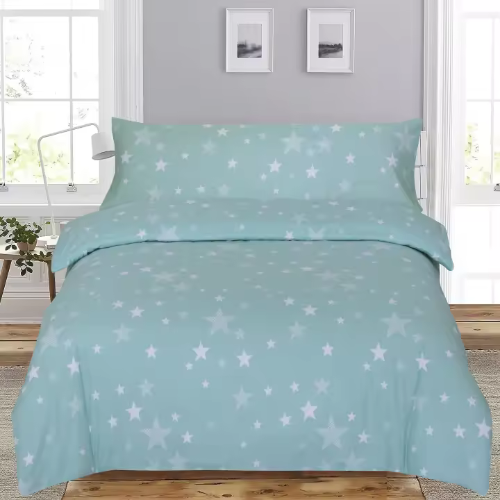 Funda Nórdica de Franela Invierno 100% Algodón Stars - 1