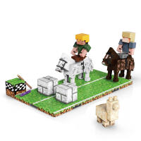 Bloques De Construcción Magnéticos Con Mini Figuras Y Animales Para Niños Y Niñas Tema MC Juguetes Educativos STEM Regalos Para Niños Y Niñas - details 7