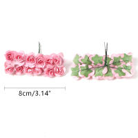 144Pcs Bouquet De Rosas Artificiales Para Decoración De Hogar Y Wedding Flores Falsas De Papel Para Regalos De Navidad Accesorios De Adorno Para Fiesta De Aniversario Y Bodas - details 10