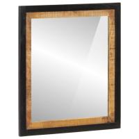 vidaXL Conjunto de muebles de baño 2 pzas madera maciza mango y hierro - details 3