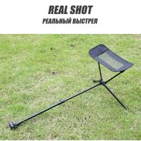 Silla De Camping WESTTUNE Universal Con Soporte De Pies Plegable Y Ajustable Ligera Para Exterior Pesca Playa Senderismo - details 7