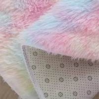 Alfombra Redonda De Peluche Suave Para Niñas Habitación De Princesa Castillo Alfombra Gruesa Decorativa Para Dormitorio Moderno - details 6