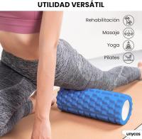 Rodillo para Masajes Musculares, Terapia, para Pilates y Yoga, alivio de dolores y entrenamiento en gimnasio, Cilindro de Gomaespuma para Fitness,  Foam Roller Ultraligero, Automasaje para Mayor Recuperación y Flexibilidad - details 1