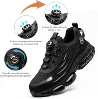 Zapatos de Seguridad para Hombre Mujer Zapatillas Calzado Trabajo Ligeros Comodo Antideslizante with Puntera de Acero 36-48 EU - details 2