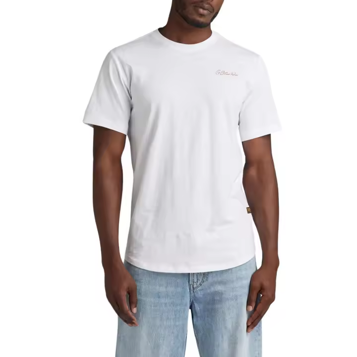 Camisete G-Star Back Graphic Lash Blanco Hombre - 1