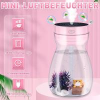 Colorido Phoenix Aromaterapia Humidificador USB Hogar Escorio Hydratación Silencio Coche Gran Spray Micro Aroma Atomizador, Rosa - details 0