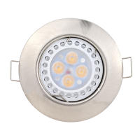 10pcs Soporte De Bombilla LED MR16 GU10 Metálico Redondo Para Iluminación Requedada Fijación En Techo Cupón De 50mm - details 13