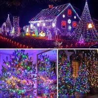 Luces De Cadena LED Impermeables Para Decoración De Jardín Dormitorio Fiesta Navidad 10/20/40/80 LED Batería Incluida Luz De Navidad Color Calido Y RGB - details 4