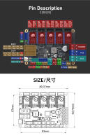 Placa Motherboard Mellow Klipper/Marlin Firmware 5 Ejes FLY D5 Para 3D Printer Con Motor Driver TMC2209 UART Para Ender 3/5 Voron0.1/0.2 - details 3