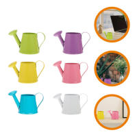 6Pcs Jarrones De Riego Portátiles Miniatura Macetas De Agua Para Fotografía De Interiores Y Decoración De Hogar Proporciones Miniatura - details 2