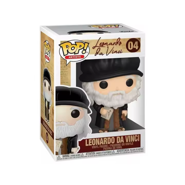 Funko Pop Artists Figura Leonardo da Vinci 45251 Juguetes FUNKO - 1