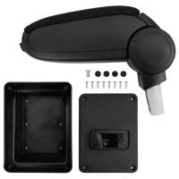 vidaXL Reposabrazos para coche ABS negro Automóvil Vehículo Motor Accesorios Adecuado para Renault megane ii (2003-2011),  Seat leon 1p (2005-2012),  Opel astra j (2009) y mas - details 6