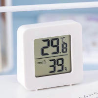 Mini Termómetro Digital LCD Medidor De Temperatura Y Humedad Para Interior Sensor De Ambiente Muestrador De Cálculo - details 0