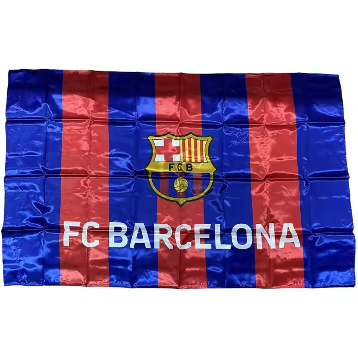 FC Barcelona Bandera 64144 Unisex Azul 100x150 Cm Estampado a Rayas - 1