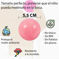 Pelotas Multicolores para Piscina y Parque Infantil, 5,5 cm, Sin BPA – Pack de 50 a 800 Unidades, Azul Nácar, Celeste y Perla | Bolas de Juego Seguro para Niños y Bebés, Ideales para Piscinas, Playground y Espacios Acuáticos - details 6