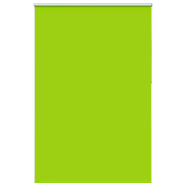 vidaXL Estor Enrollable Opaco hojas verde 150x210cm Tela Ancho 146,6cm - 1