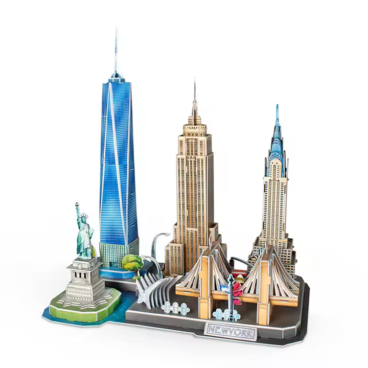 DAM. Puzle 3D Nueva York 37x22,5x42 cm. 37x23x42cm. - 1