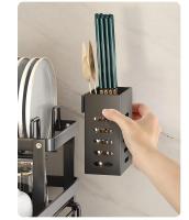 Estante De Secado De Platos Ajustable Con Borde De Drenaje Para Encimera De Cocina Y Almacenamiento Sobre El Grifo Organizador Con Portajuguetes Material De Acero Inoxidable Estilo Moderno - details 3