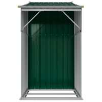 Cobertizo de jardín acero galvanizado verde 277x93x179 cm Decoración de muebles de jardín al aire libre - details 4