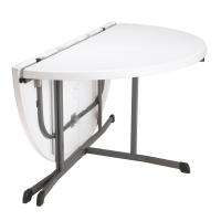 Mesa redonda plegable blanco Lifetime Ø152x75,5 cm - details 6