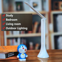 Lámpara De Mesa Portátil LED USB Recargable Plegable Para Lectura Sala De Estar Oficina Computadora Estudio Luz Táctil Para Dormitorio Lado Del Cama - details 21